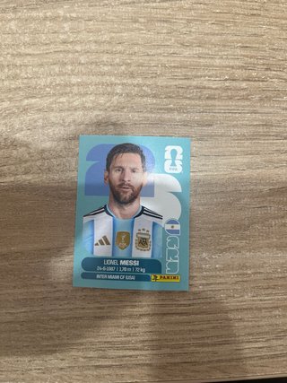 Cartas Panini WC 2026 Messi y Cristiano Ronaldo