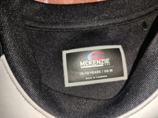Sudadera McKenzie Blanca y Negra