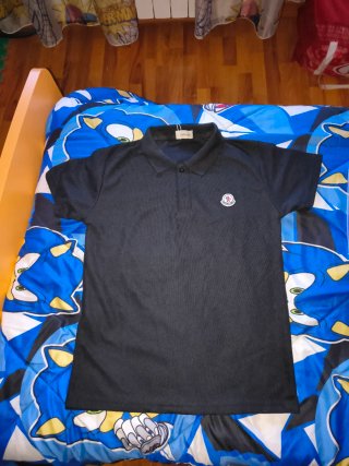 Polo Moncler Nero Uomo