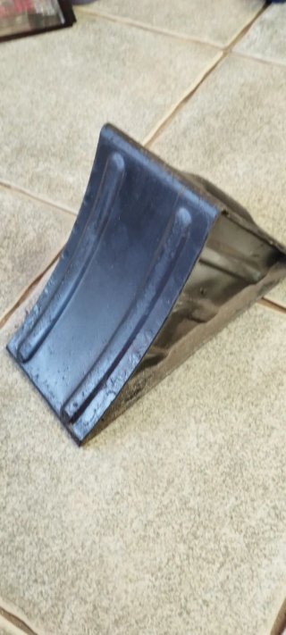 Cuña de Rueda metalica