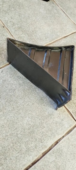 Cuña de Rueda metalica