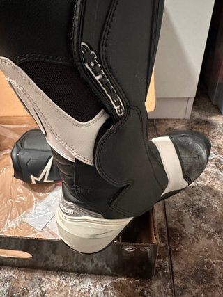 Botas Alpinestars Negras y Blancas