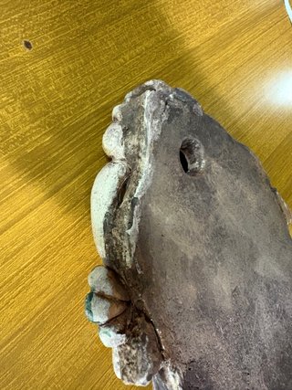 Acquasantiera Madonna con Bambino Ceramica
