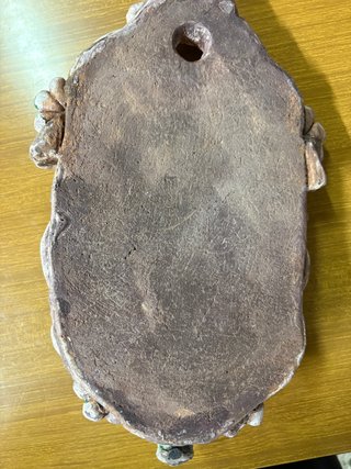 Acquasantiera Madonna con Bambino Ceramica