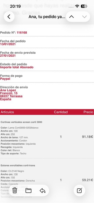 Tende verticali screen Corti 3000