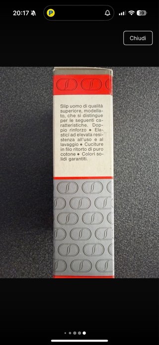 Lotto 6 Slip Uomo Vintage SAMMA - Nuovo