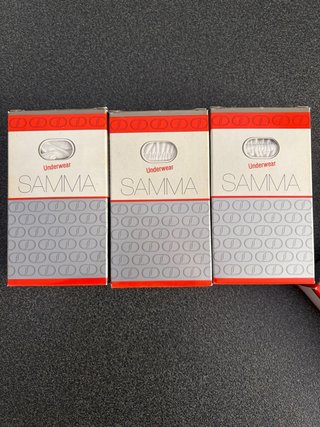 Lotto 6 Slip Uomo Vintage SAMMA - Nuovo