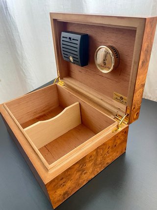 Umidificatore per sigari in legno