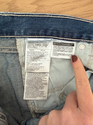 Shorts Vaqueros Levi's Mujer Talla 36