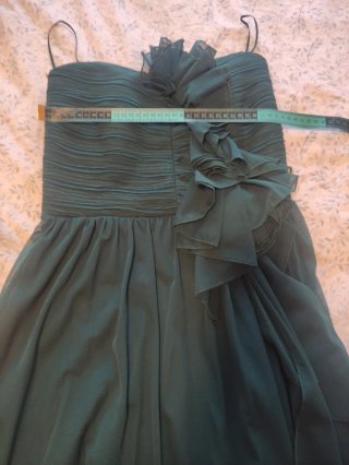 Vestido fiesta verde talla 36-38