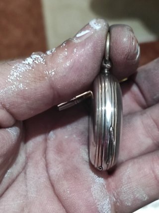 Reloj de bolsillo plata 39mm antiguo