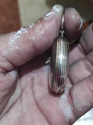 Reloj de bolsillo plata 39mm antiguo