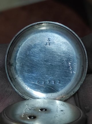 Reloj de bolsillo plata 39mm antiguo