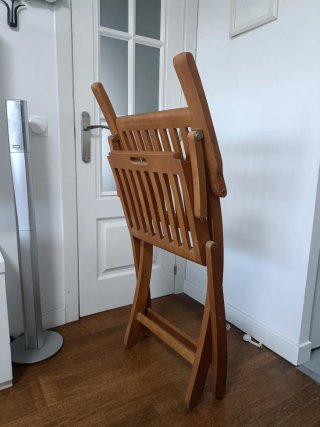 Silla exterior Plegable Landman Madera