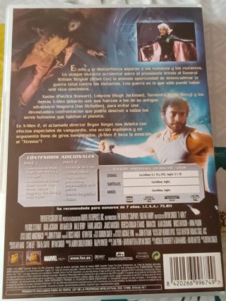 DVD X-Men 2 Edición Coleccionista