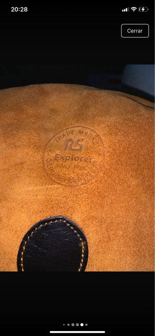 Mochila de ante y cuero