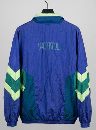 Chaqueta Puma Vintage Azul y Verde