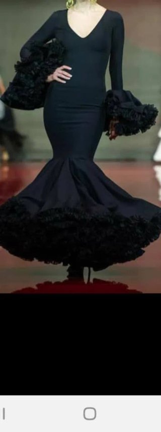 Traje de flamenca clavel