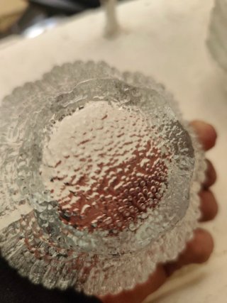 Juego de 6 cuencos vintage de cristal