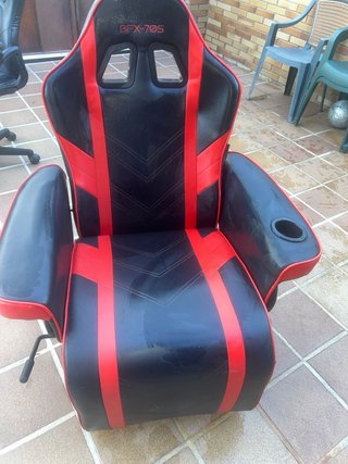 Silla Gamer Negra y Roja