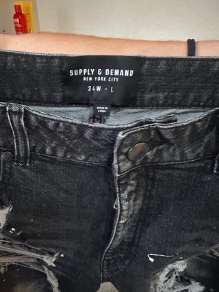 Pantalón vaquero Supply & Demand negro