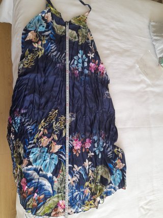 Vestido largo estampado floral