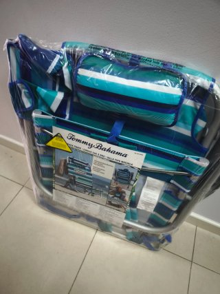 Silla Playa Tommy Bahama Azul/Verde