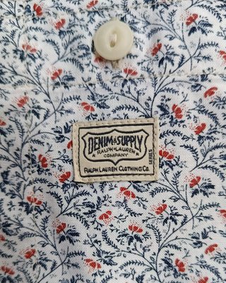 Camisa Ralph Lauren Denim & Supply Floral Vintage