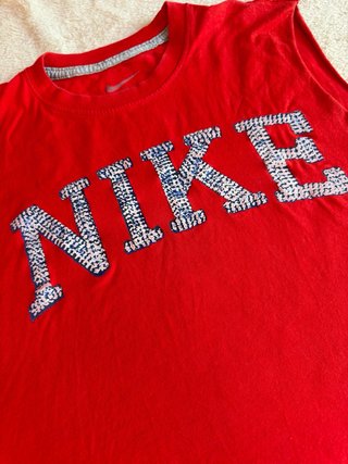 Camiseta sin mangas Nike Y2K Gymwear Roja