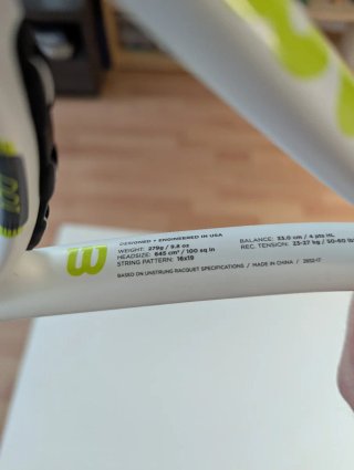 Raqueta de tenis Wilson Surge 100
