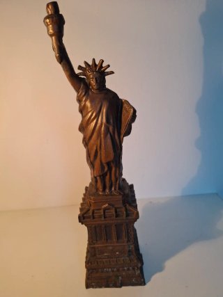 Estatua Libertad Bronce Antigua