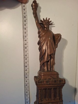 Estatua Libertad Bronce Antigua