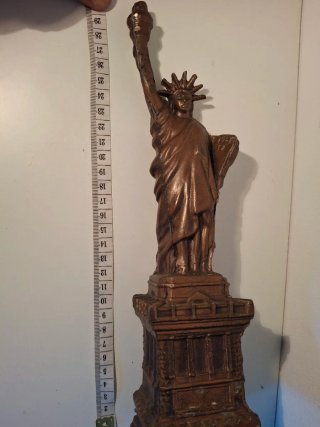 Estatua Libertad Bronce Antigua