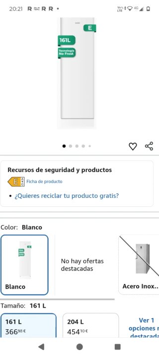 Congelador Vertical 6 Cajones