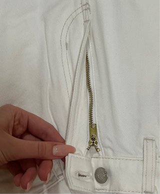 Vaqueros H&M blancos rectos talla 36