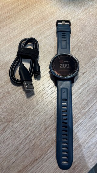 Reloj Garmin S6 Solar Azul/Plata