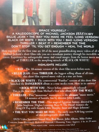 Michael Jackson DVD Greatest Hits