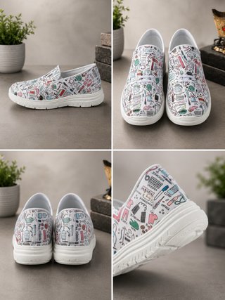 Zapatos Flossy Mujer Estampado Médico Tallas 36-39