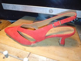 Zapatos Pedro Miralles rojos tacón mujer