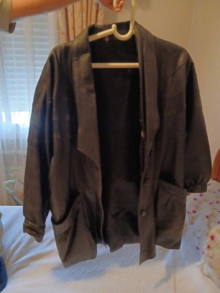 Chaquetón de cuero señora Talla M