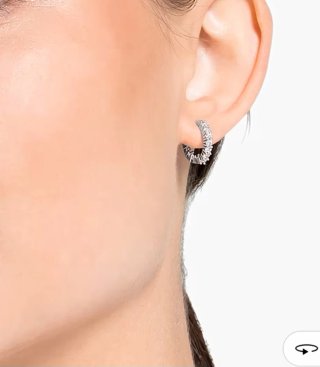 Pendientes Aro Swarovski Cristales