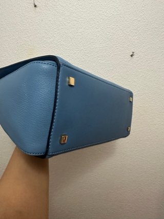 Bolso Michael Kors Azul y Dorado