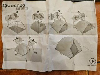 Tienda campaña Quechua Arpenaz 2