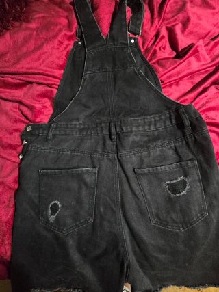 Peto vaquero mujer T.38 negro