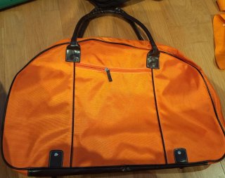 Bolso de viaje gran capacidad naranja
