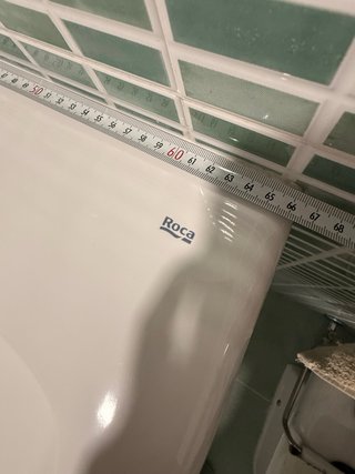 Lavabo de baño con pedestal
