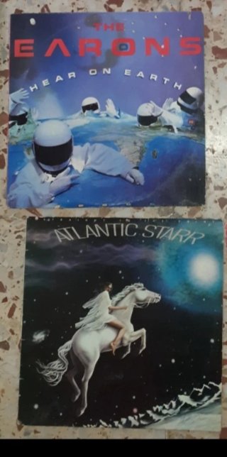 2 Vinilos The Earons y Atlantic Starr