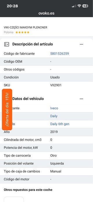 Ballestas Delanteras Iveco Daily 6ª Gen