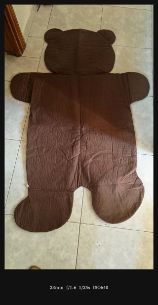 Alfombra de bebé oso peluche
