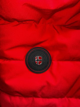 Abrigo Geographical Norway Rojo